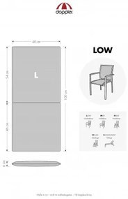 Doppler LIVING 1114 nízky - poduška na stoličku a kreslo
