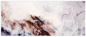 Obraz - Fialový mramor N⁰1 (120x50 cm)