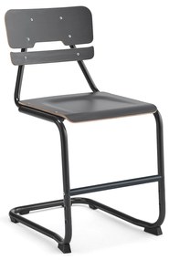 Školská stolička LEGERE II, V 500 mm, antracit, antracit