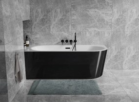 Besco Akrylátová voľne stojaca vaňa Avita A-Line BW Matt CC/SP 150x75 (160x75, 170x75), s prepadom BESCO-Typ výpuste: Alcaplast Click-Clack so štrbin…