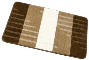 Kúpeľňový koberček VIC béžový / hnedý