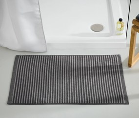 Kvalitná predložka pred sprchovací kút, antracitová