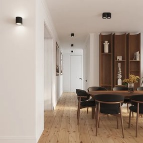 Sollux  SL.1786 - Nástenné svietidlo AURA 1xG9/10W/230V čierna