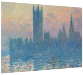 Obraz - Claude Monet, The Houses of Parliament, Sunset, reprodukcia (70x50 cm)