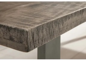 Lavica 38665 170cm Masív drevo Mango šedá  - Komfort-nábytok