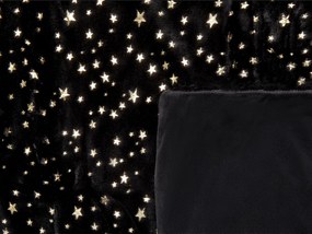 Deka 130 x 180 cm čierna ALAZEYA Beliani