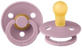 Kaučukový cumlík BIBS, 0-6 m, púdrová/fialová