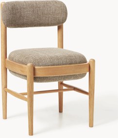 Čalúnená jedálenská stolička z dubového dreva Imara