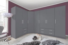 Šatník Smart 200 cm Kašmír, kašmír/zrkadlo