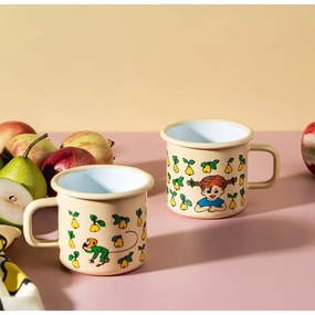 Hrnček Pippi Fruits 0,37l, smalt / žltý