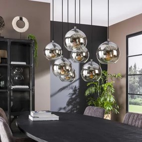 Luster 71-07 4+3L Bubble shaded  - Komfort-nábytok