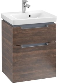 VILLEROY &amp; BOCH Subway 2.0 závesná skrinka pod umývadielko, 2 zásuvky 485 x 379 x 590 mm, Arizona Oak, A90710VH