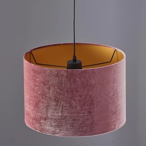 TK-LIGHTING Závesné moderné svietidlo na lanku TERCINO, 1xE27, 60W, okrúhle, ružové