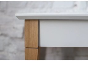 Biely konzolový stolík Ragaba Mimo, šírka 65 cm