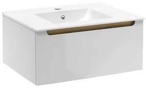 Kúpeľňová skrinka s umývadlom Naturel Stilla 60x30x45 cm biela STILLAD06007U1, 1 ks