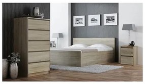 Komoda 5 zásuviek Dub Sonoma