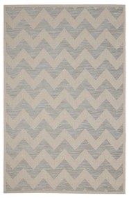 Koberec Modern Chevron beige/ice blue 160x230 cm