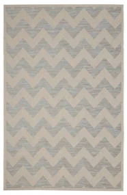 Koberec Modern Chevron beige/ice blue 160x230 cm