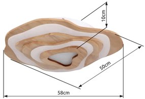 Globo 41768-40 - LED Stmievateľné stropné svietidlo JACKS LED/40W/230V + DO