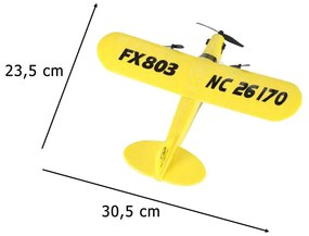 KIK RC lietadlo FX803 Piper 150 mAh