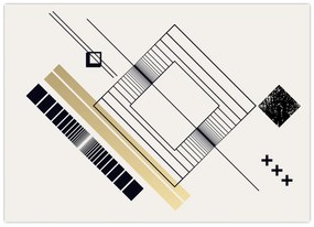 Obraz - Geometrické tvary N⁰6 (70x50 cm)