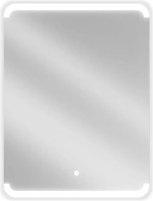 Mexen Nida, LED kúpeľňové zrkadlo s podsvietením 60x80 cm, 6000K, ochrana proti zahmlievaniu, 9806-060-080-611-00