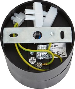 Moderné prisadené bodové svietidlo čierne GU10 50mm naklápacie - Echo