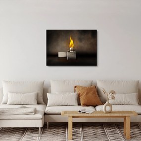 Sklenený obraz zapaľovača (70x50 cm)