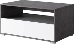 XXXLutz KONFERENČNÝ STOLÍK, antracitová, biela, kompozitné drevo, 90/45/55 cm P & B - Stolíky do obývačky - 002778003401