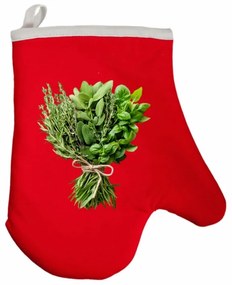 Kuchynská rukavica Minty EMI, červená
