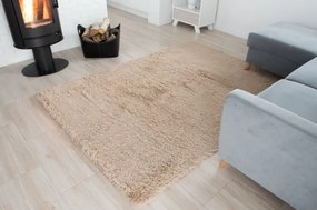 Koberec SILK svetlobéžový