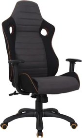 Kancelárske kreslo Arian, šedé / čierne / oranžové%