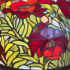 Tiffany luxury lampa stojacia POPPY Ø50*166
