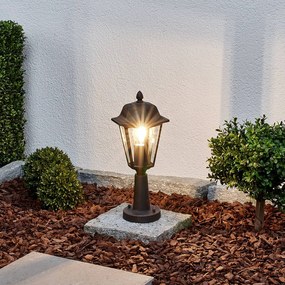Soklové svietidlo Lamina v tvare lucerny