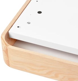 Stropné svietidlo NATURAL SQUARE 2xE27/15W/230V 35x35 cm borovica