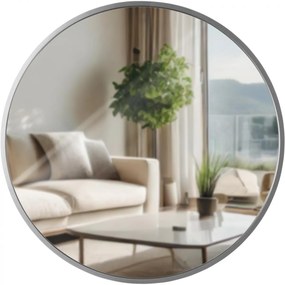 Nástenné zrkadlo Elsie M 323824 - 45x45 cm - Strieborná