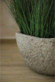 Dizajnový kvetináč CIMENTO, vláknocement, priemer 46 cm, sivá