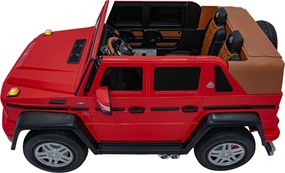 Ramiz Mercedes Benz MAYBACH G650 STRONG vozidlo Červená