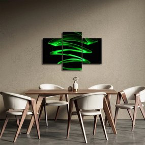Obraz - neónové vlny (90x60 cm)