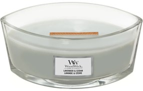 WoodWick sviečka s vôňou levandule a cédru, 453 g