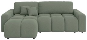 Svetlozelená rozkladacia rohová pohovka (variabilná) Luki – Ropez