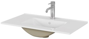 Zápustné umývadlo Houseland Cavelo 80 cm biele