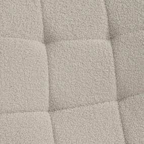 Jedálenská stolička DENVER boucle, čierna / béžová