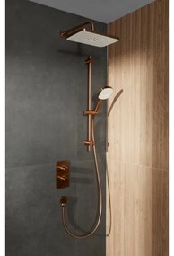 KFA Armatura 5759-001-34- Termostatická sprchová batéria pre podomietkovú inštaláciu MALAGA ružové zlato