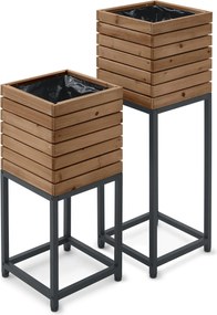 Stĺpovité kvetináče »Elin«, 2 ks