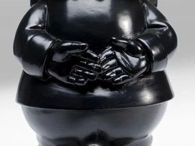 Standing Gnome dekorácia 30 cm čierna/zlatá