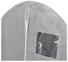 Sivý obal na oblečenie Compactor Boston, 60 x 100 cm