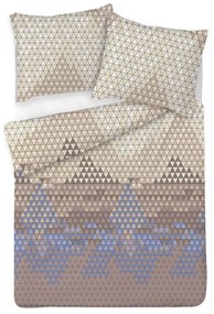 Matex Saténové obliečky Trojuholníky, 140 x 200 cm, 70 x 90 cm