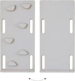 Šmykľavka - lezecká stena biela malá