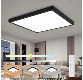 Brilagi-LED Stmievateľné kúpeľňové svietidlo FRAME SMART LED/50W/230V IP44 čierna+DO BG0702